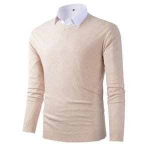 Mens Pullover Sweater Casual Designed